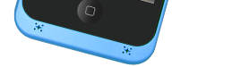 ＋M Battery iPhone4/4S バッテリー内蔵ケース ブルー［MB01-BL］