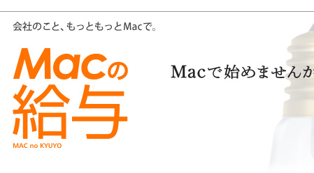 Macのビジネスソフト Macの給与
